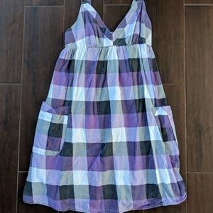 Old Navy Purple plaid dress